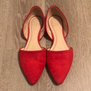 A new day red ballet flat